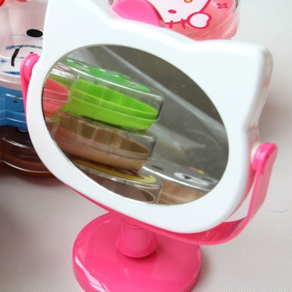 Hello Kitty Mirror on Stand Vanity Mirror Medium - Picture 3 of 4